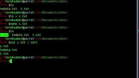 linux lesson6 commend cat,uniq,sort,grep,pipes |,input and output redirection
