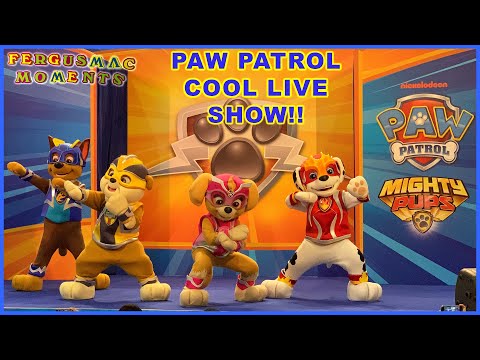 PAW PATROL MIGHTY PUPS LIVE SHOW with ALL-NEW HERO COSTUMES - YouTube
