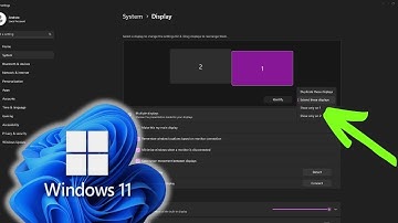 How to Change from Dual Monitor to Single in Windows 11/10 Change from Multiple Display to Show on 1