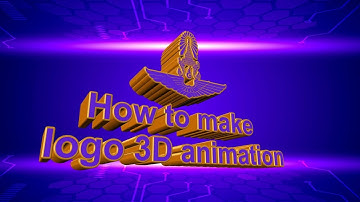 Tutorial How to make logo 2d-3d animation in Illustator ,xara 3 D easy 3 minute