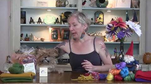 Wet Felted Flower Part One: Fiber Layout and Wet Felting