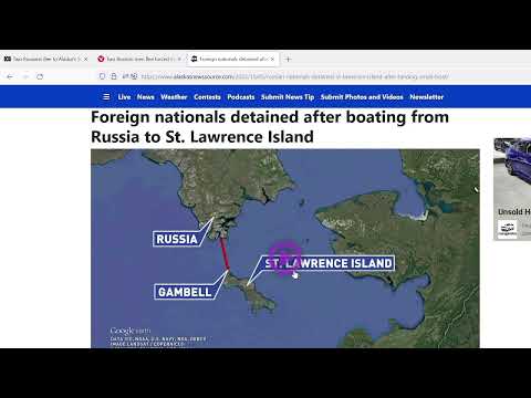 Самый короткий путь из России в США. На Аляске задержали россиян, приплывших с Чукотки на лодке.