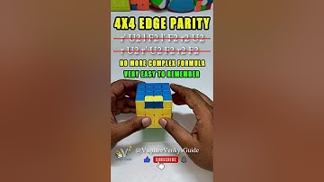 4x4 Edge Parity Algorithm - Easy way to remember