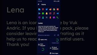 Install Custom Icon Pack in XOS Launcher in #infinix #techno #shorts screenshot 2