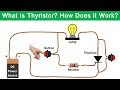 What is a Thyristor? How is it work? (Silicon Controlled Rectifier - SCR)