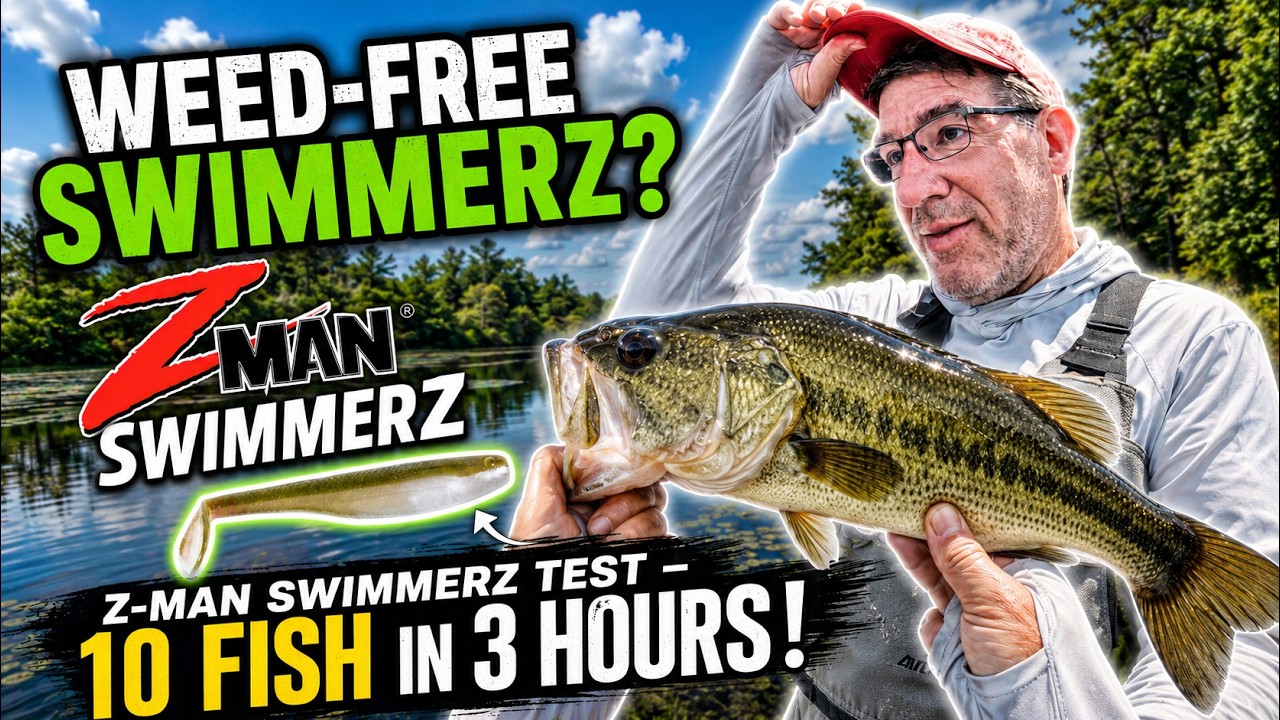 Weed Free Z Man SwimmerZ? Bass and Pickerel Prove It Works