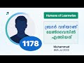 1178 I Muhammad I Humans of Learnwise I BBA  I Kerala's No.1 IGNOU Coaching Platform #learnwise