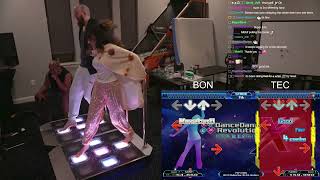Bonnies First Time Trying Ddr Ft. Tectone, Emiru & Lacari.
