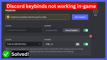Discord keybinds not working in-game (Quick fix)