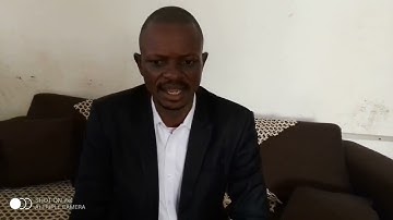 LE PASTEUR NEVILLE LUKABA EFFECTUE UNE BREVE PRESENTATION DE L