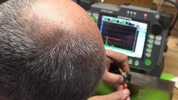 UT Sound Beam Profile Using IOW Block 20dB Drop