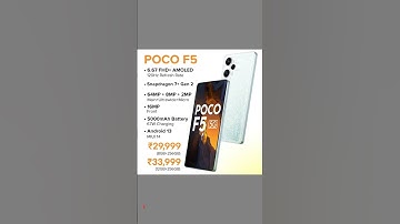 Poco F5 5g Specification Details || Poco F5 5G #pocof55g #details
