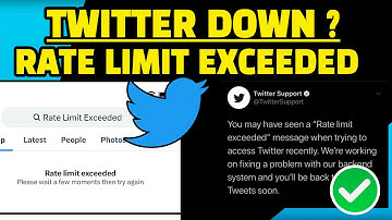 Twitter Update! Twitter Rate Limit Exceeded 100% FIX ✅ How To Fix Twitter Rate Limit Exceeded ?