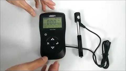 Insize ISH PHB Series  Test Equipment Basic Operation