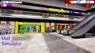Mall Simulator | Bought A Game Store And An ATM | Season 1 Episode 4