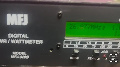 MFJ 826B digital meter