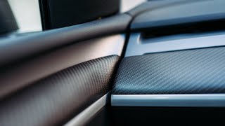 Tesla Model Y REAL Carbon Fiber Dashboard Upgrade | Fusion Motorsports