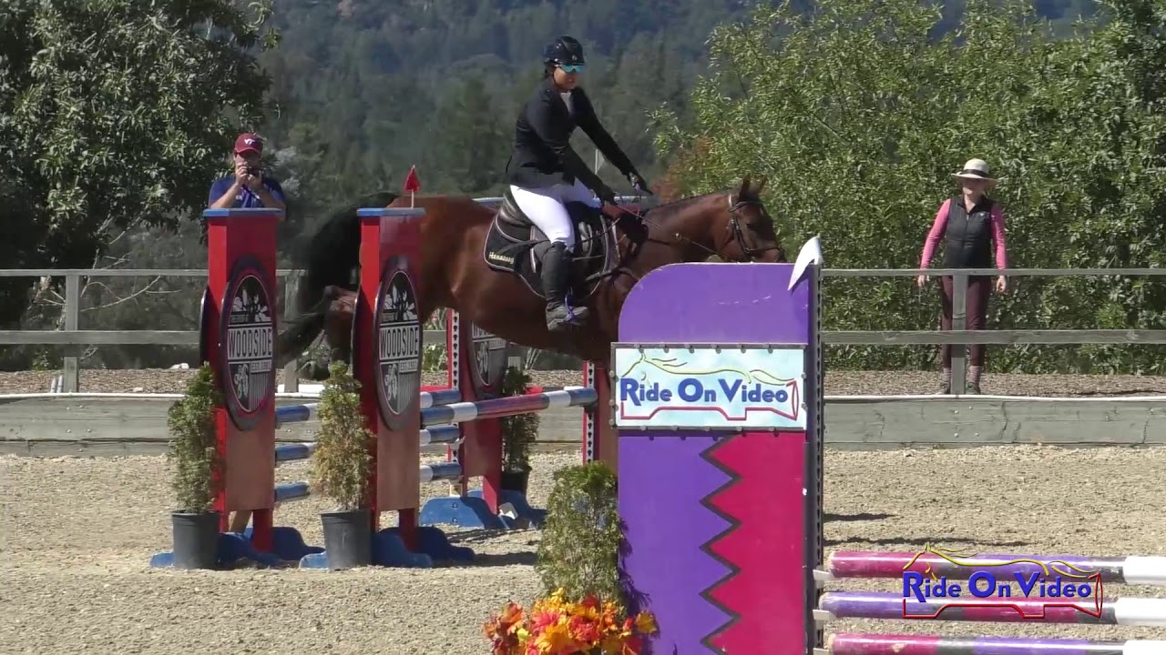 horseshoe bend 317S Amanda Pezzuto on Nugget SR Beginner Novice Show Jumping Woodside Oct. 2019