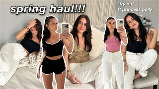 SPRING TRY ON HAUL! (ft. princess polly) 💐