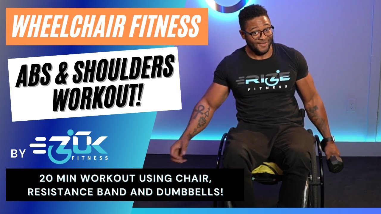 Abs (complete core & obliques) & Shoulders workout for wheelchair users ...