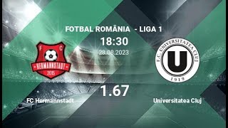 FC Hermannstadt vs FC „U” Cluj-Napoca - Superliga - 28.08.2023 - COMENTARIU LIVE