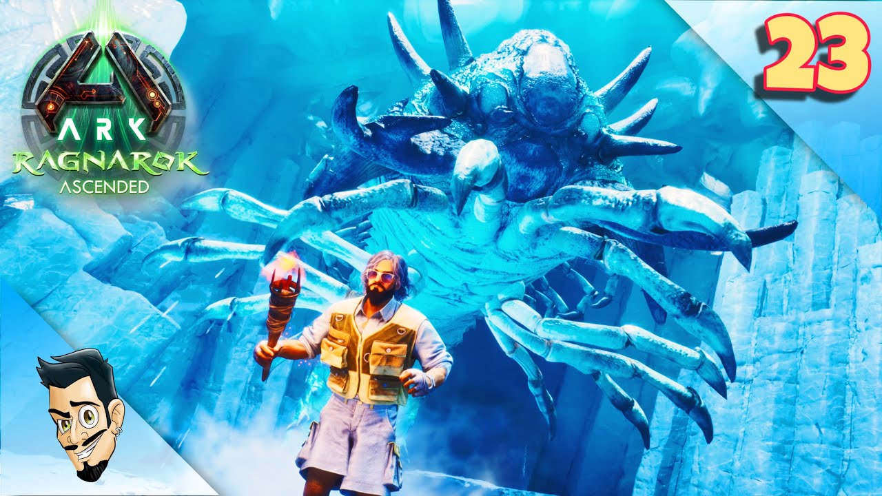 UN VERS DE GLACE M'ATTEND DANS CETTE CAVE de RAGNAROK ! EP23  ARK SURVIVAL ASCENDED FR