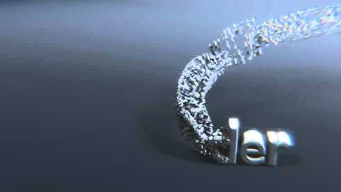 blender 3d text vortex particles dissolving