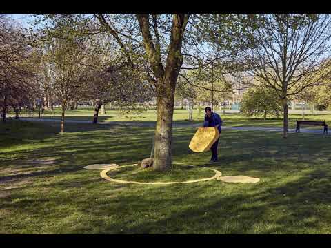 Paul Cocksedge designs social distancing picnic blanket for life after lockdown