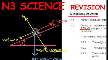 ENGINEERING SCIENCE N3 REVISION-FRICTION JULY 2022 QUESTION