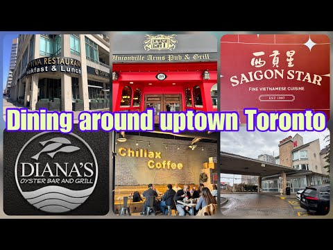 Food diary on a few casual meals in uptown Toronto Richmond Hill Markham North York