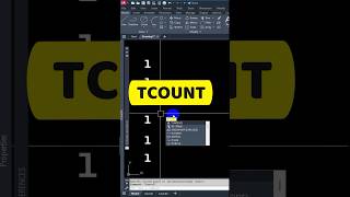 AutoCad trick command TCOUNT Ep.03 Change number order in seconds #amazing #architecture #tutorial