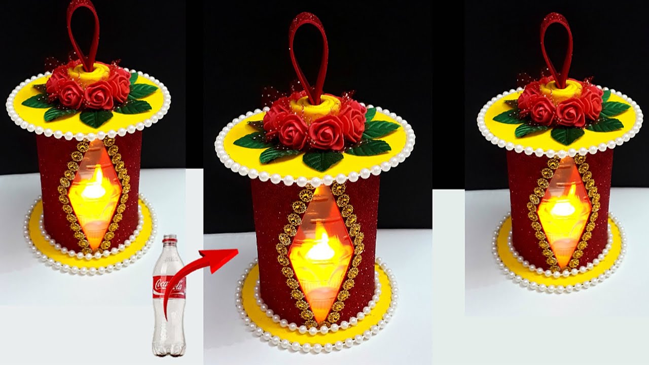 Best out of waste Lantern made from Plastic Bottle| DIY home ...