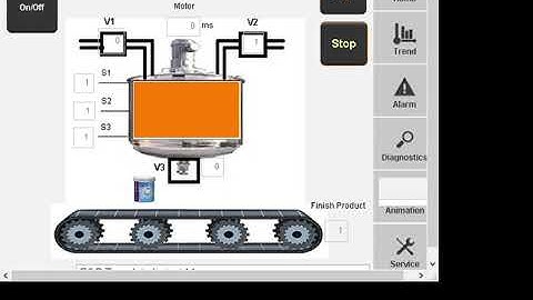 B&r automation studio tank mixer