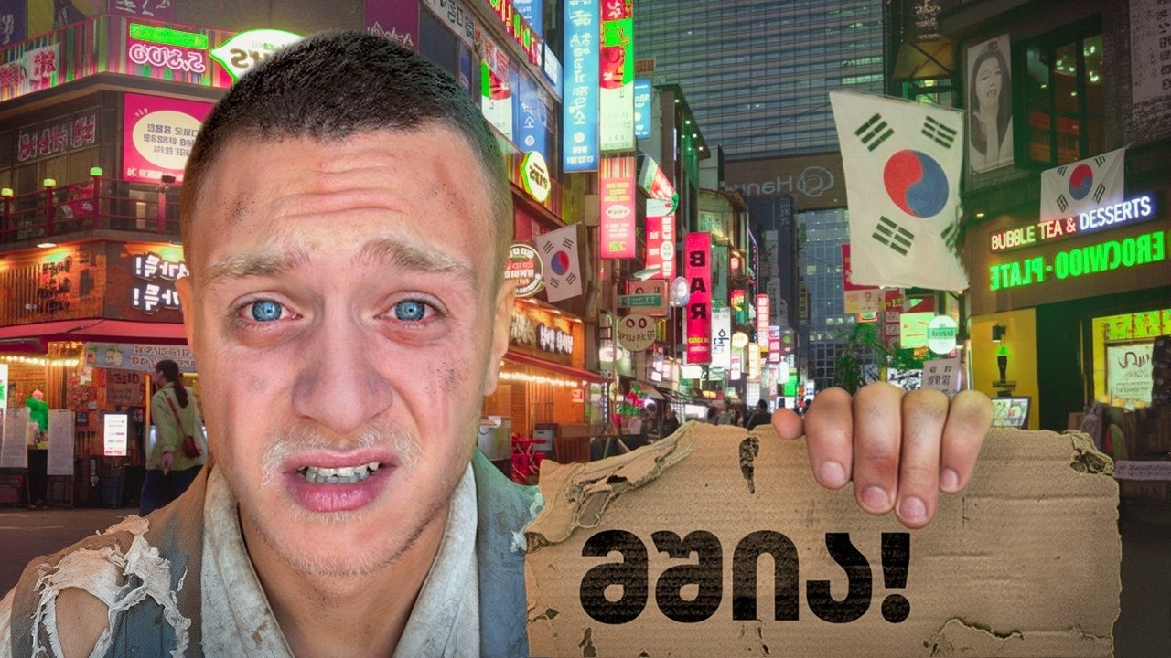 კორეა - 24 საათი საჭმლის და ფულის გარეშე!!!