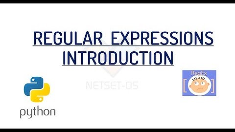 Regular Expressions With Python (String)  |  Regex Tutorial Part-1