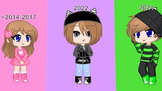 Past me Vs. Present me | Remake #gacha #gachalife2 #pastmemories #me #childhood #present #presentme