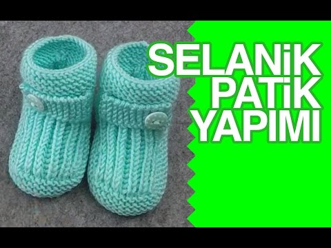 Selanik Bebek Patik Modeli - Örgü Modelleri