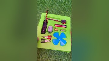 1 Science project item made with  DC motor #shorts