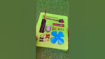 1 Science project item made with  DC motor #shorts
