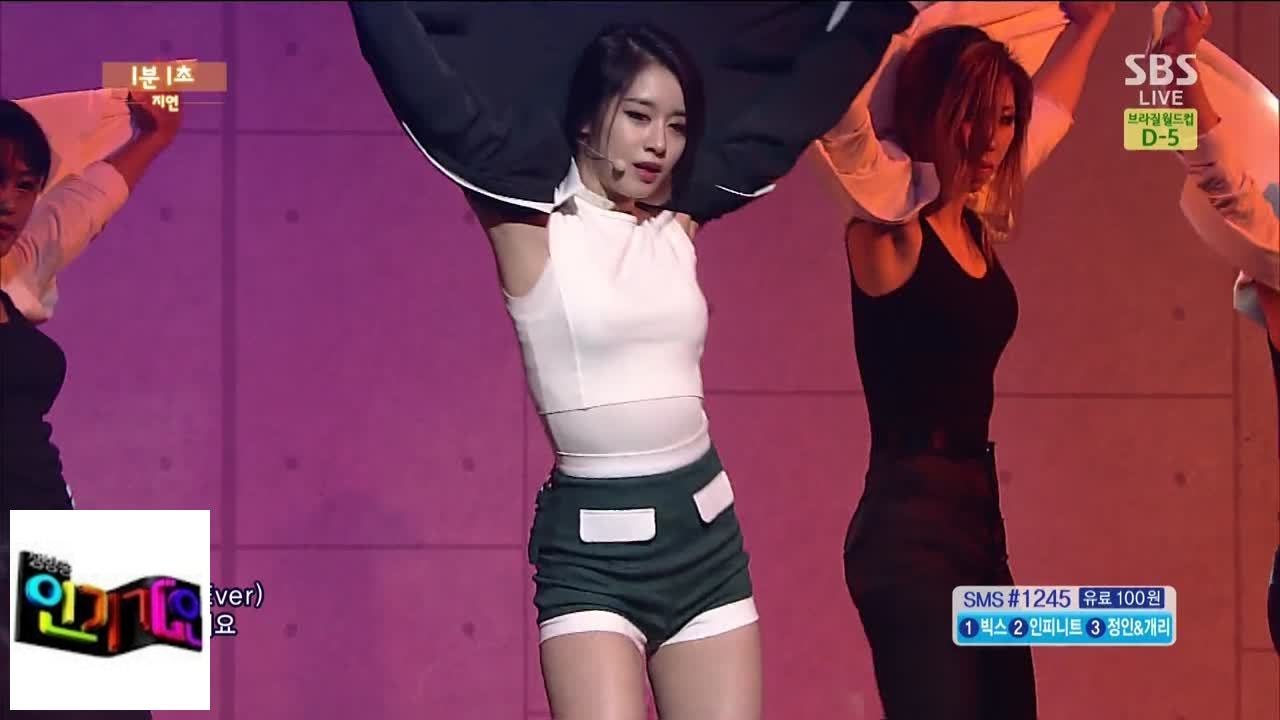 [Задержка] 1 минута 1 секунда @ популярная песня Inkigayo 140608