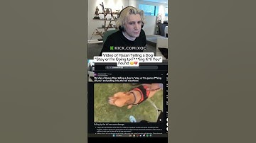 Hasan Tells a Dog “I’ll F***ing K*ll You” In Old Video 😕💔 #kick #clips #xqc #hasan #dog