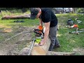 From tree to beam with the Stihl MS462C chainsaw... success or epic fail??  Timber Tuff Beam Cutter