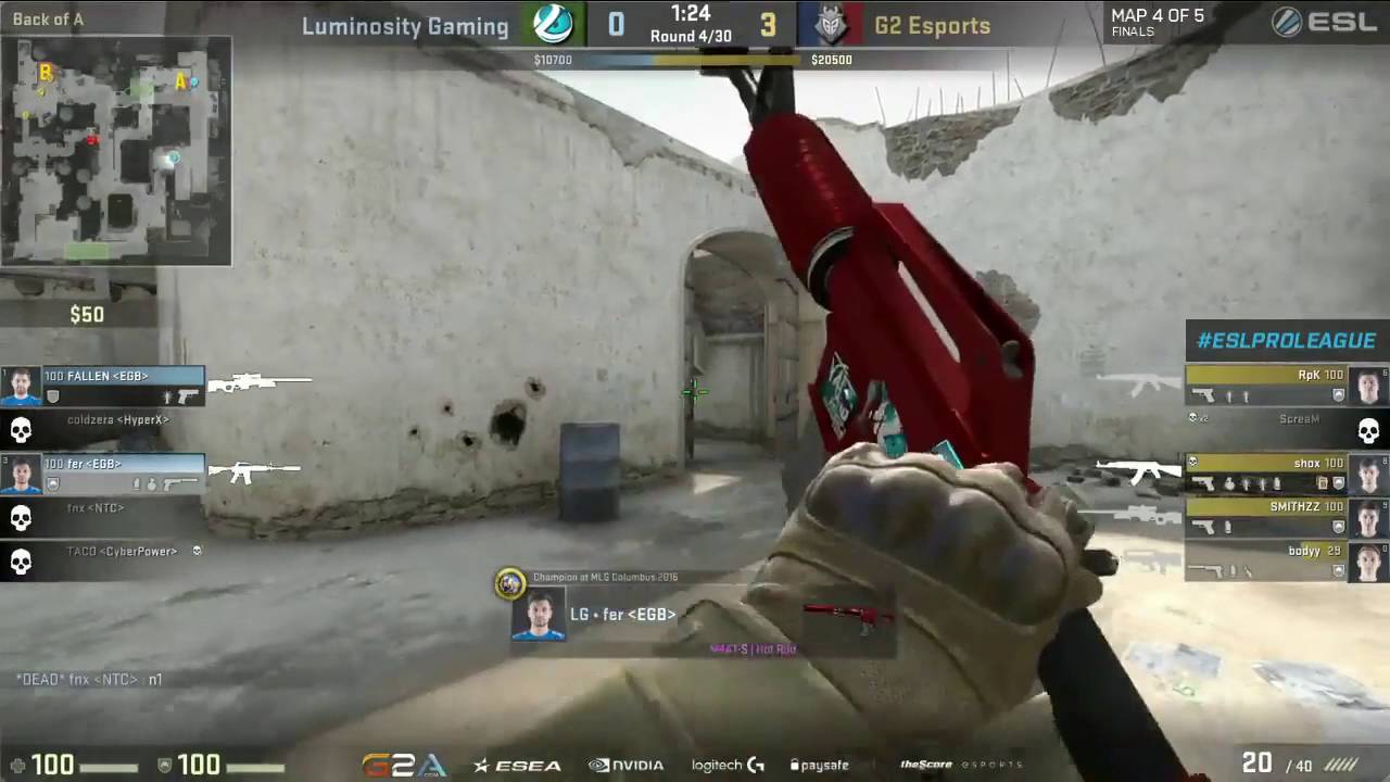 CSGO ScreaM Insane 1 Tap + Caster Reactions ESL Proleague Finals DUST