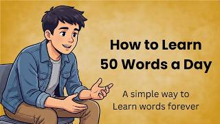 HOW TO Learn 50 Words a Day || Graded Reader || Learn Simple English Conversation For Beginners