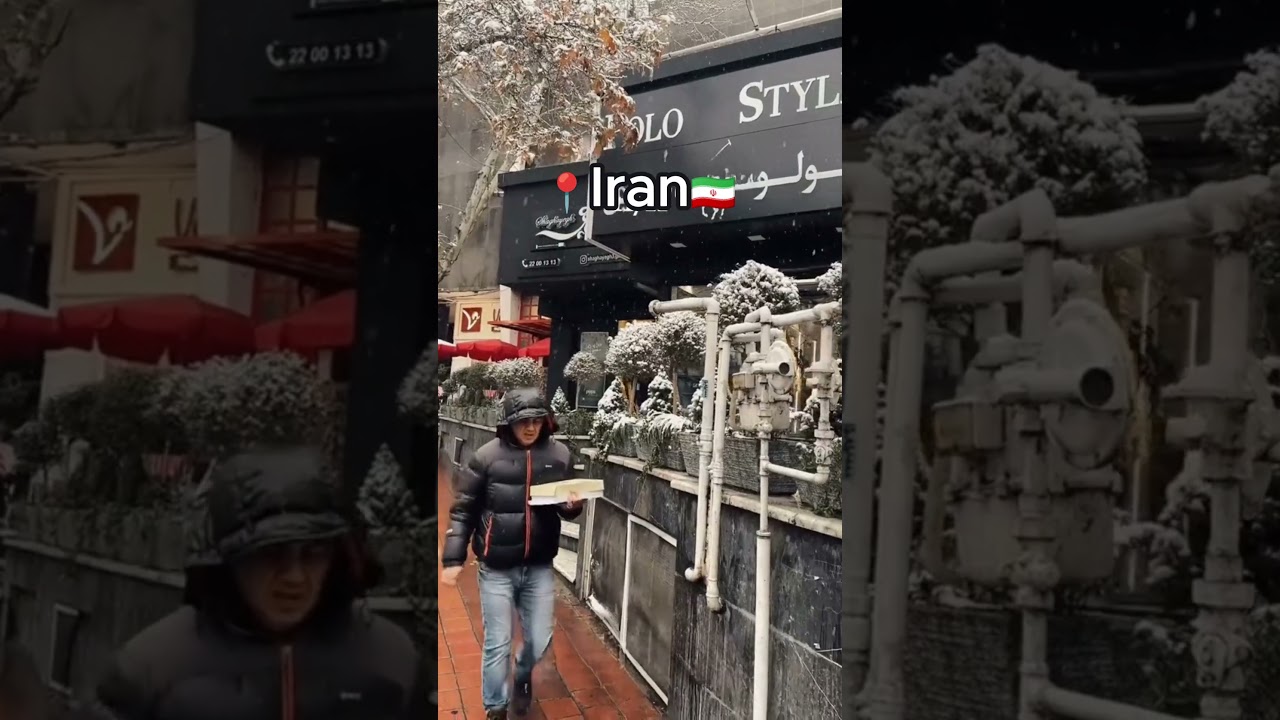 TOP City In Winter On Middle East