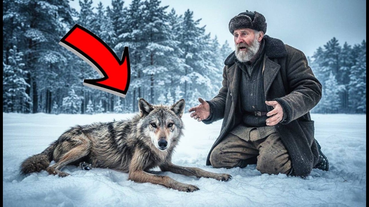 ТОЩИЙ ВОЛК полз к ОХОТНИКУ за помощью. То, что произошло потом - НЕВЕРОЯТНО!