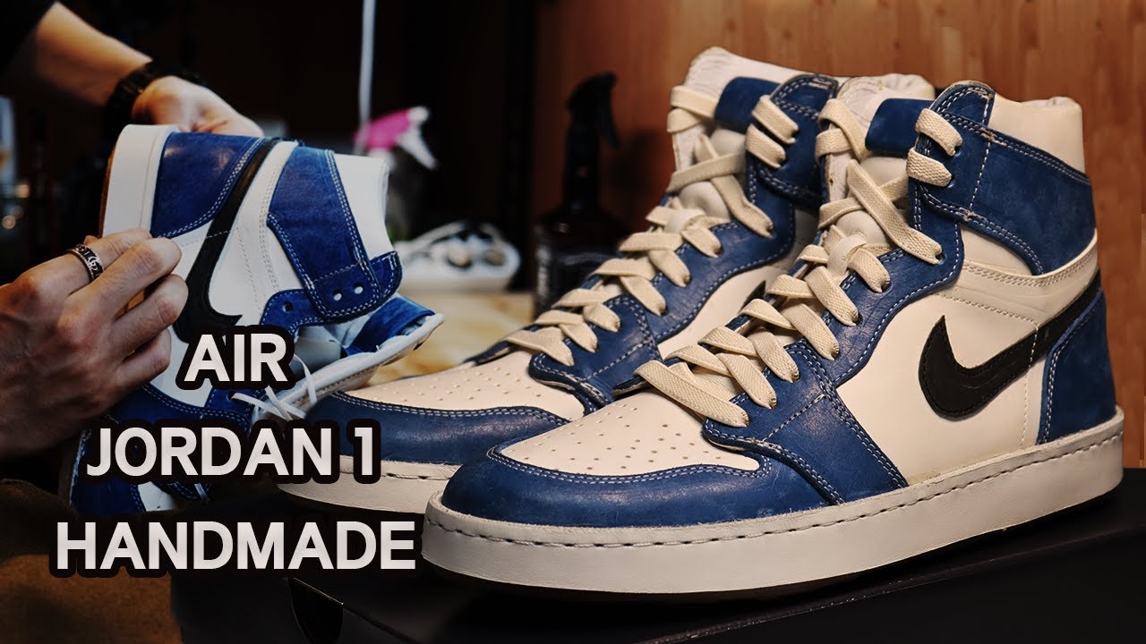 Air jordan 1 high og vintage making film/  handmade / nike