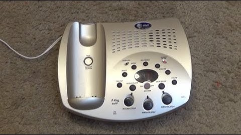 AT&T 2255 2.4 GHz Cordless Phone with Digital Answering System | Partial Checkout