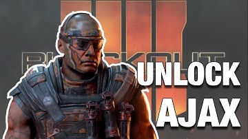 BLACKOUT | UNLOCK CHARACTER | AJAX | CALL OF DUTY BO 4