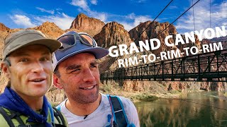 Attempting To Run The Grand Canyon Rim-To-Rim-To-Rim In Under 24 Hours | Outside Watch